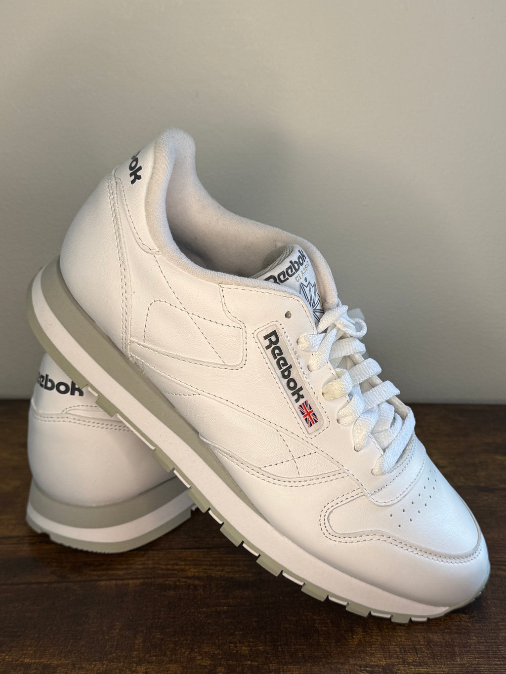 Reebok Classic Leather - Whit / Grey