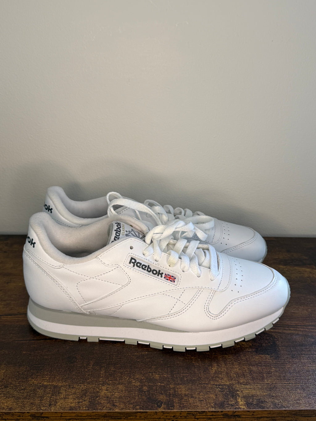 Reebok Classic Leather - Whit / Grey