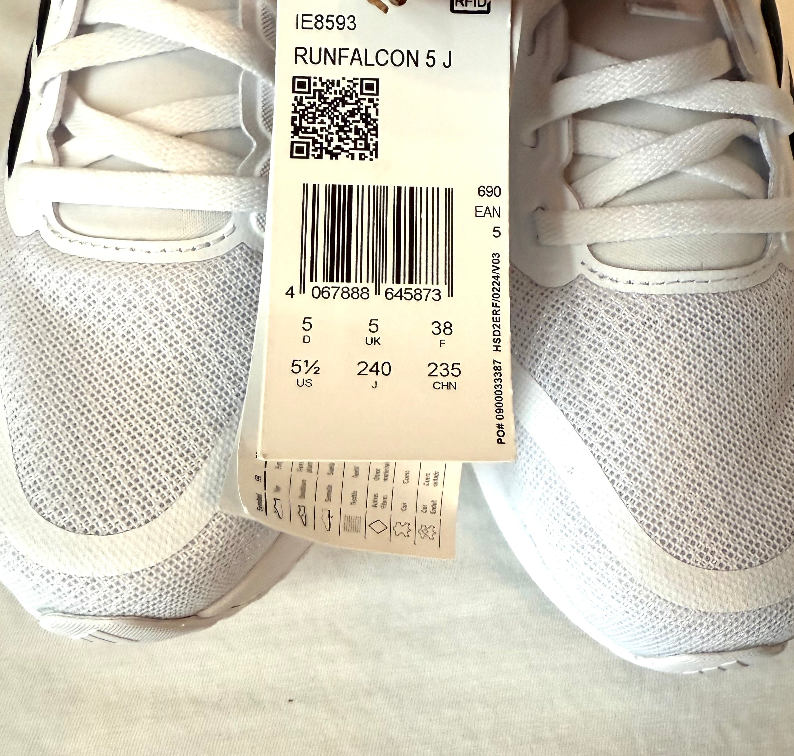 Adidas Runfalcon 5 J - White