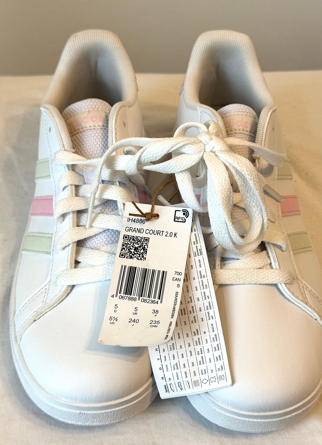 Adidas Grand Court 2.0 K - White