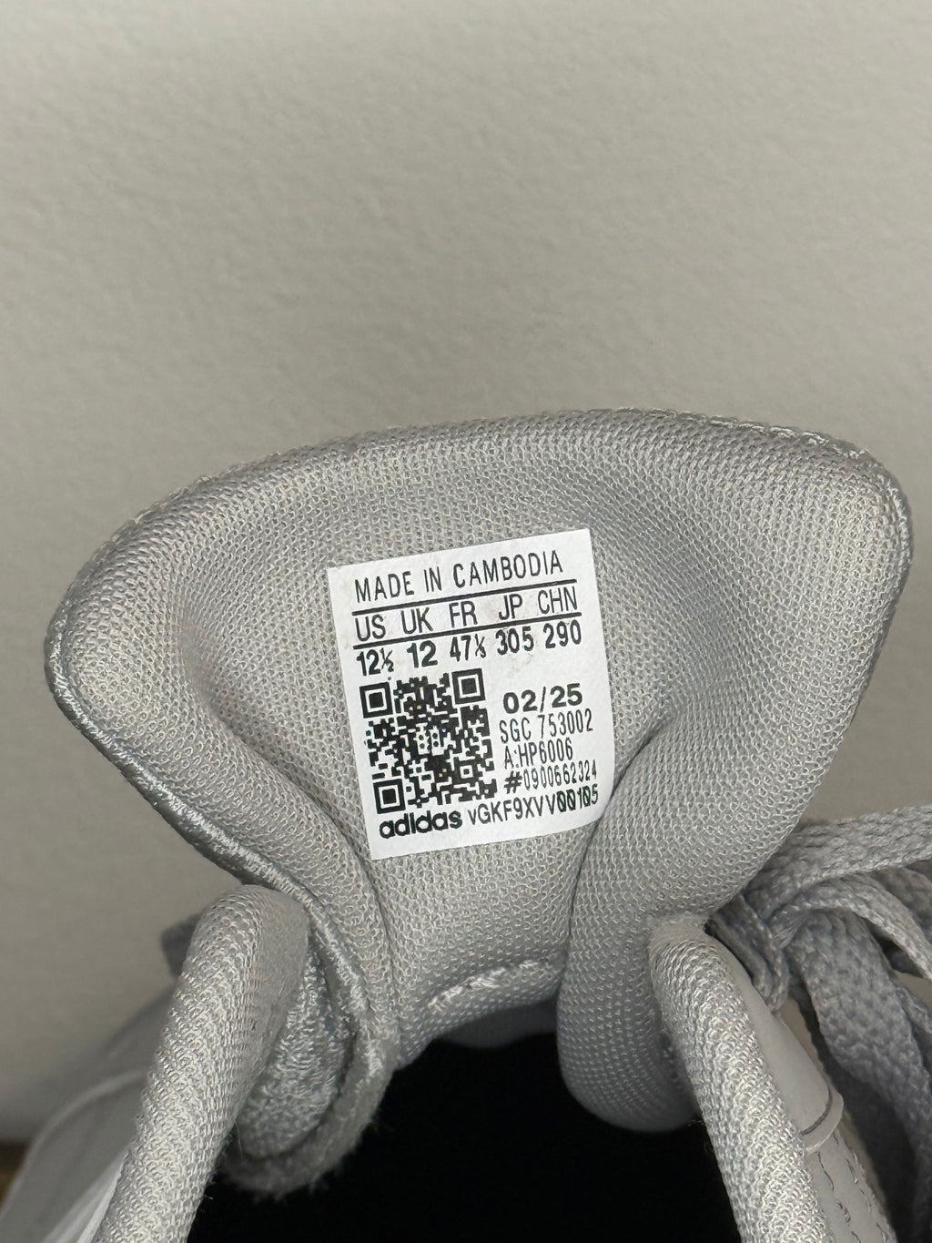 Adidas VS Pace 2.0  – Grey