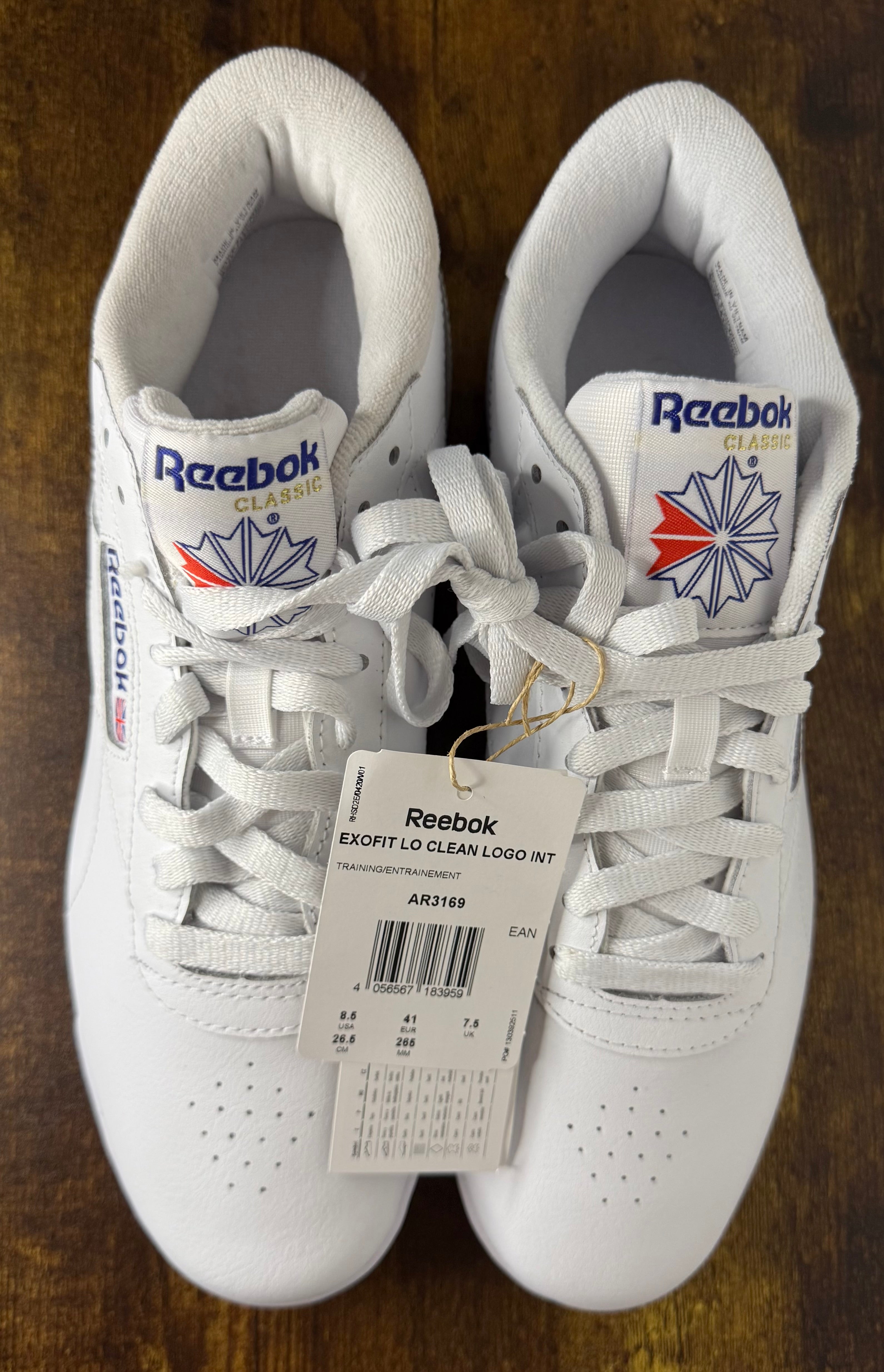 Reebok Exofit Lo Clean Logo Int - White / Vector Blue