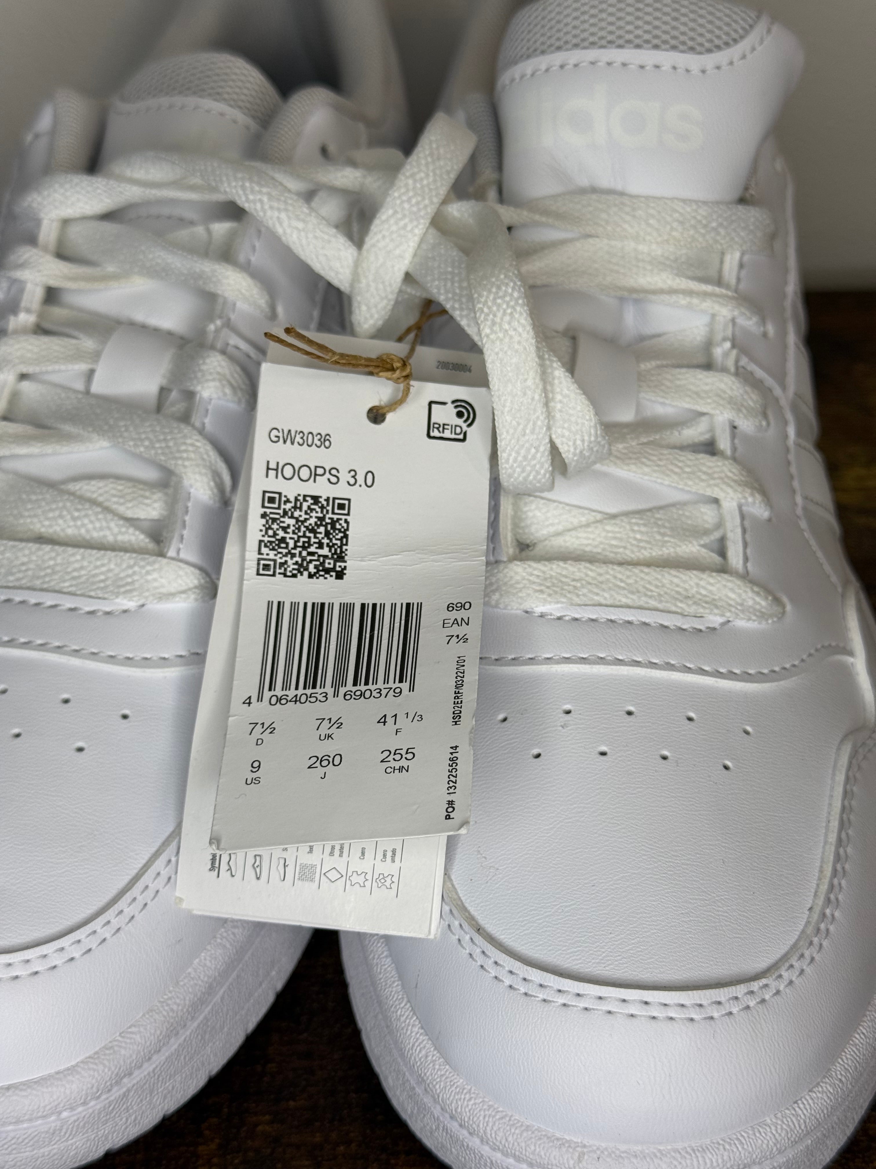 Adidas Hoops 3.0  - White