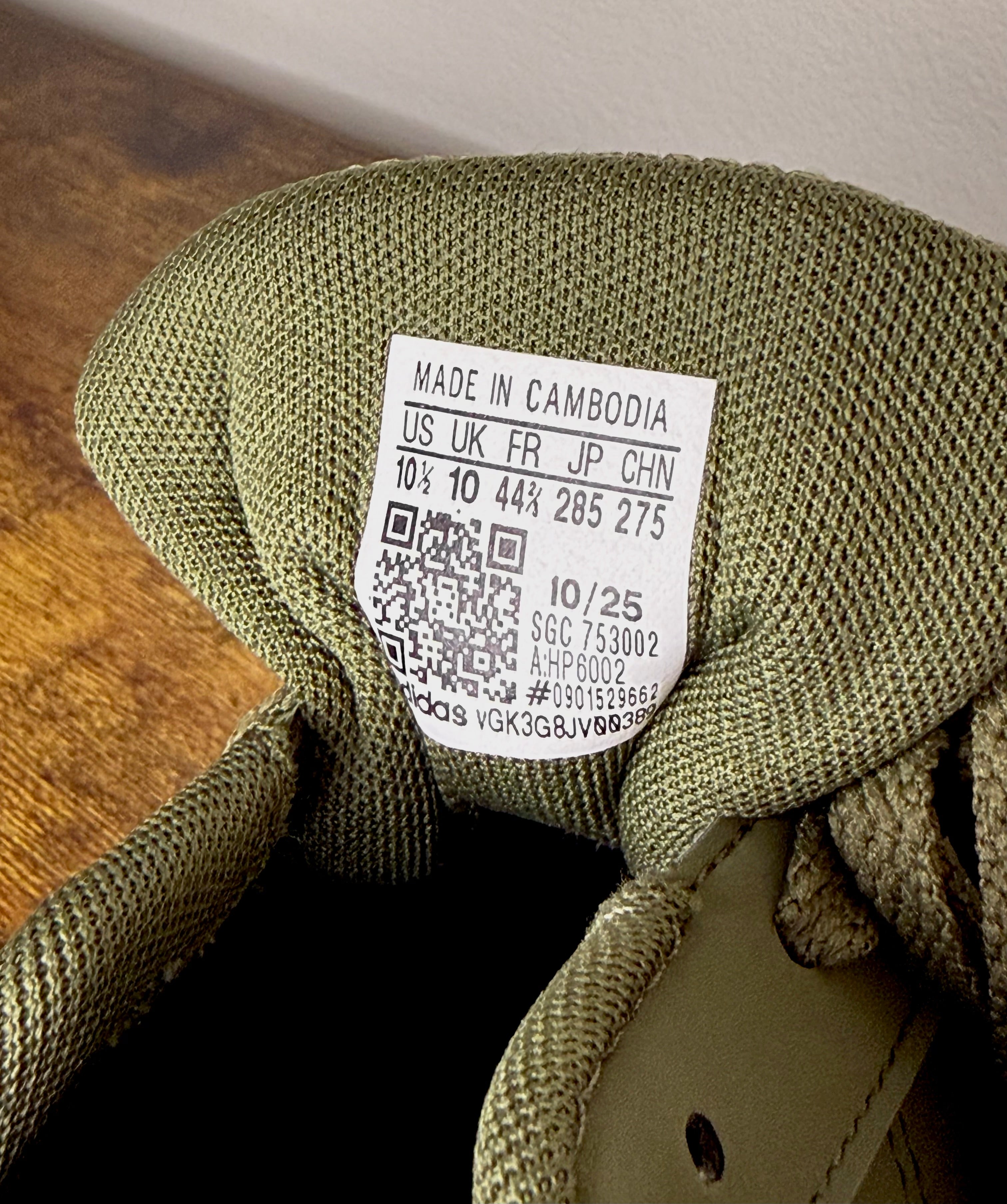 Adidas VS Pace 2.0 – Olive / Black / White