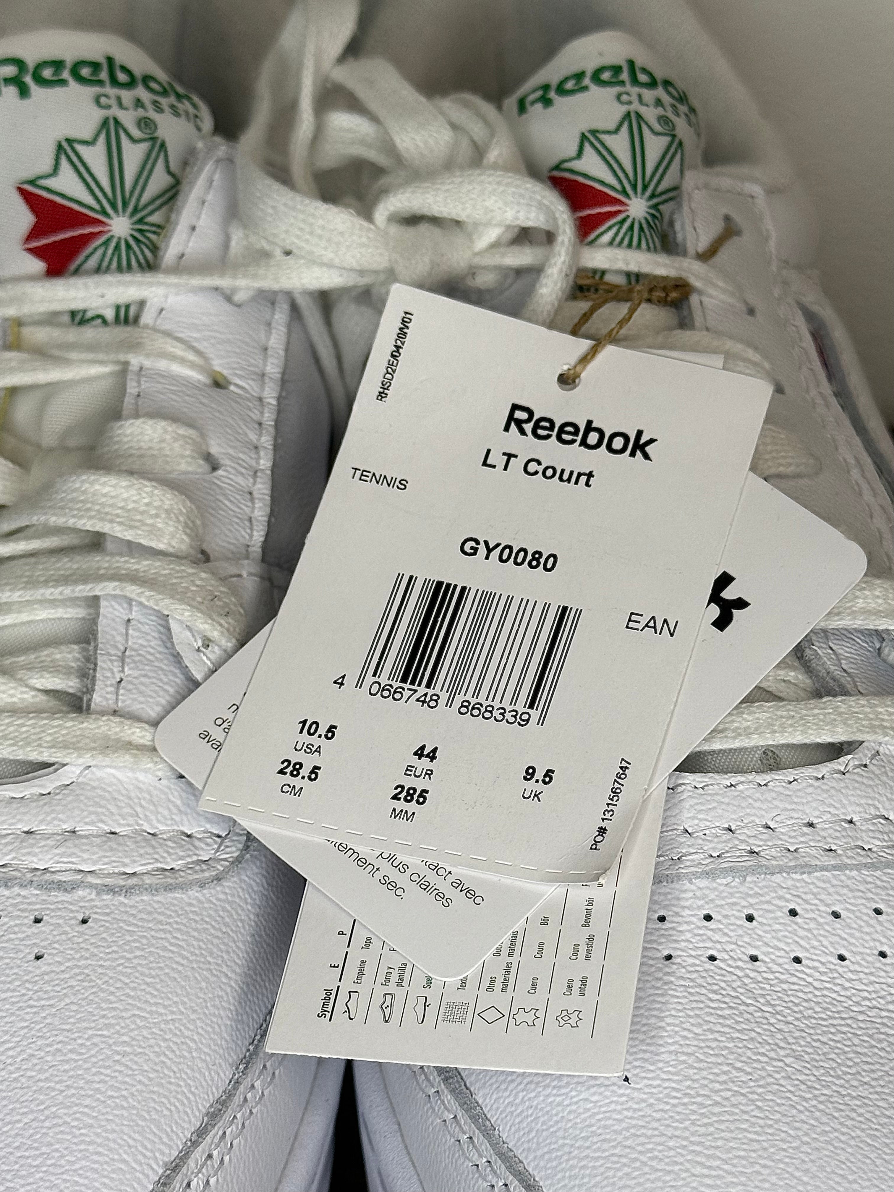 Reebok LT Court – White / Green
