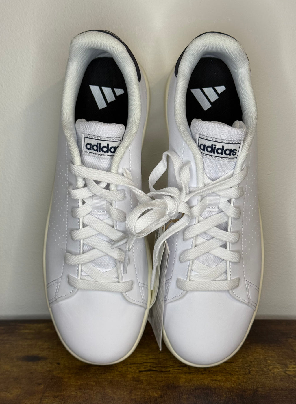 Adidas Advantage K – White / Dark Blue