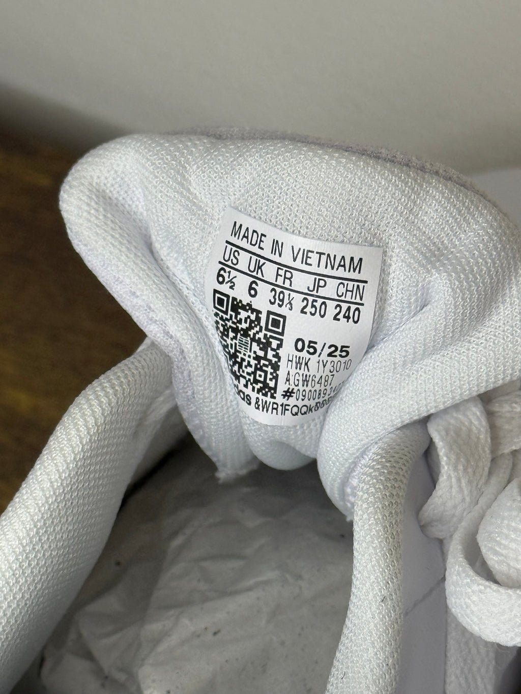 Adidas Advantage K – White / Dark Blue