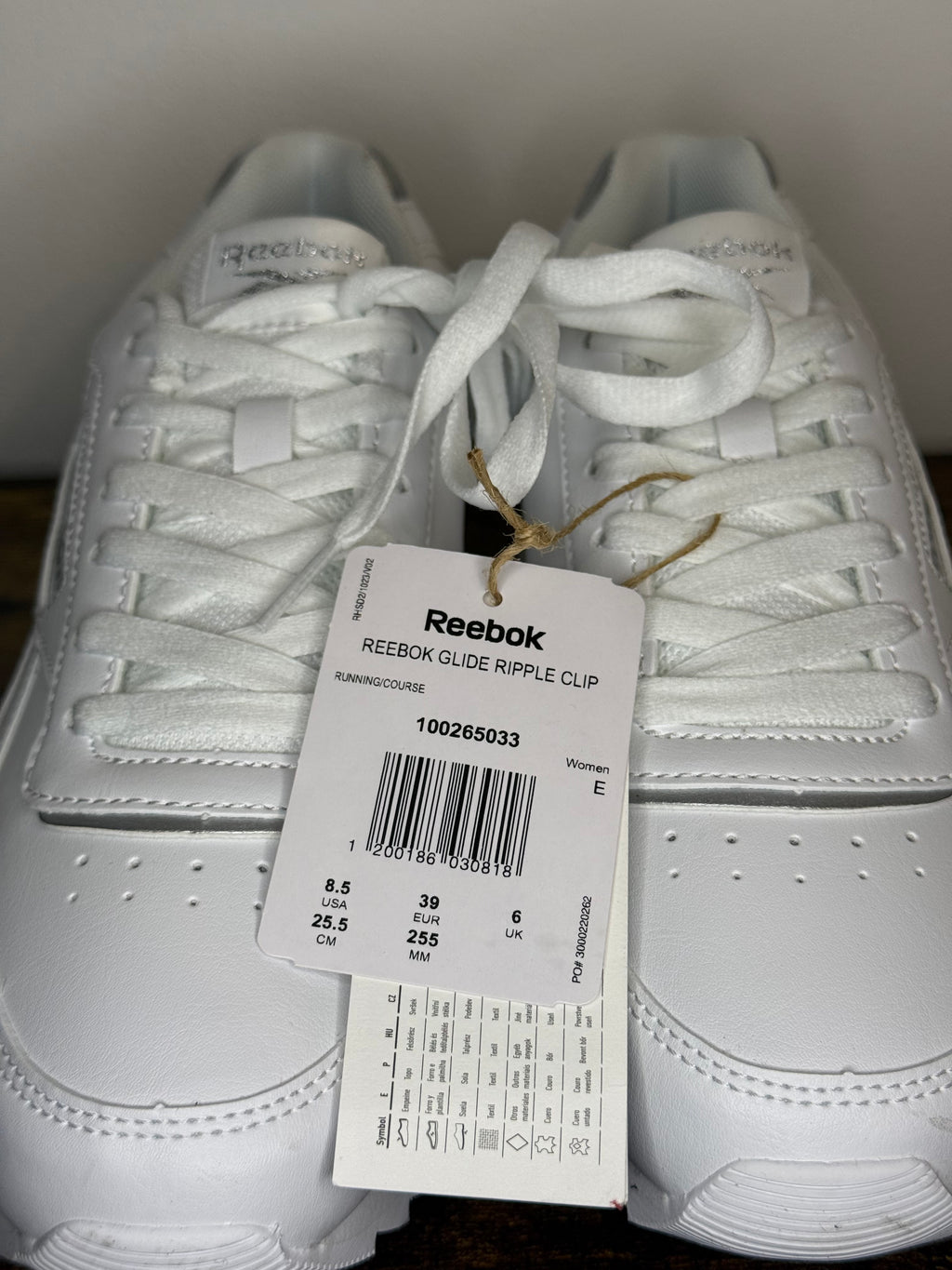 Reebok Glide Ripple Clip – White / Silver