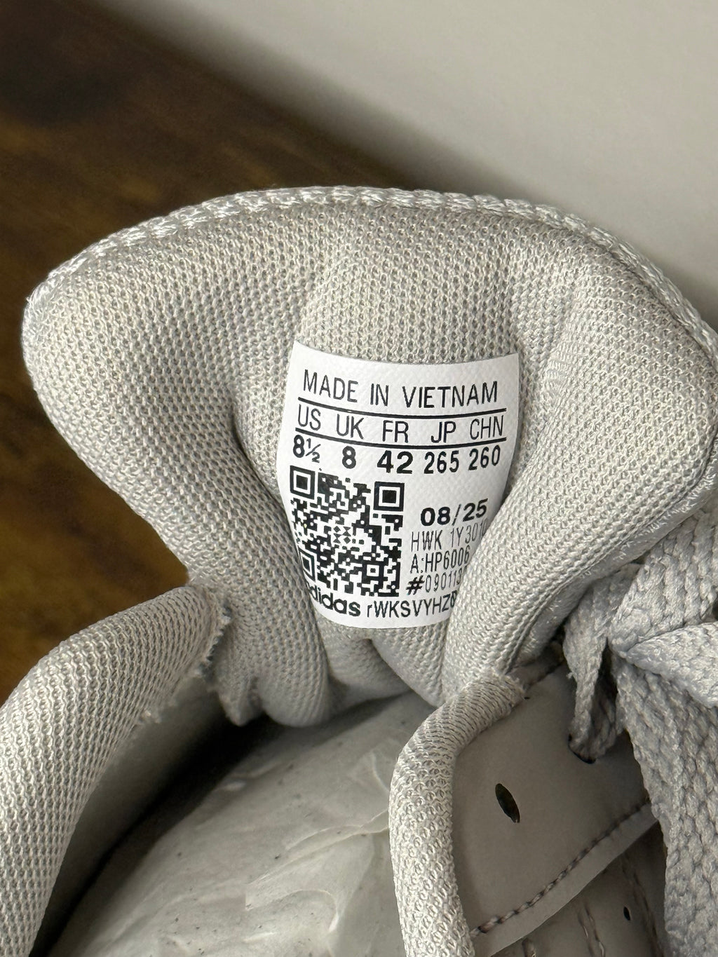 Adidas VS Pace 2.0 – Grey / White